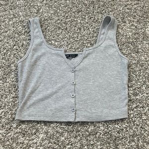 Shein button up tank, size small